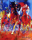 Leroy Neiman Kentucky Racing painting